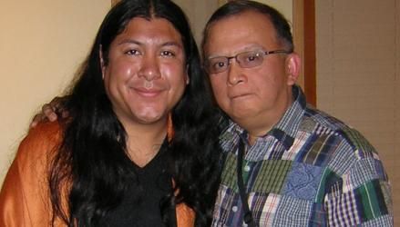 don Jose Ruiz and don Ricardo B Serrano at Day of Transformation, Seattle, Washington, July 31, 2010